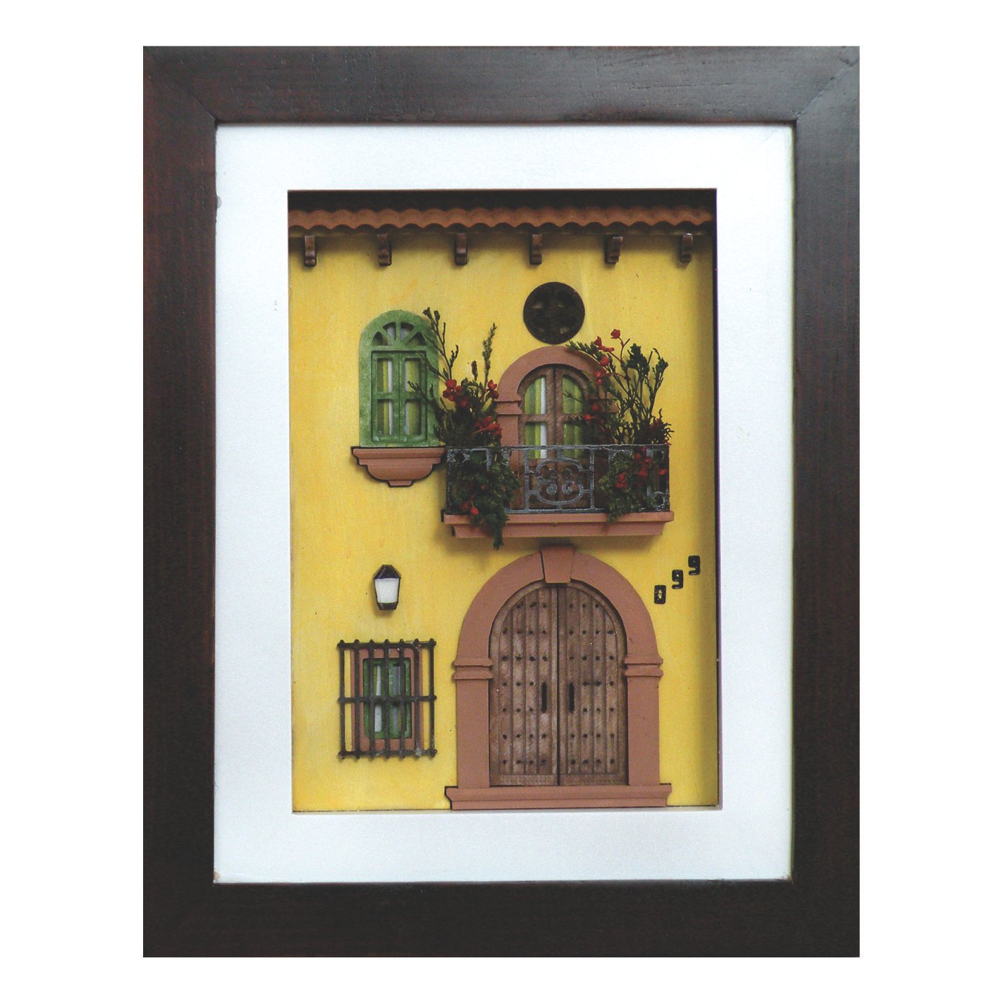 Cuadro de mini fachada Rincón mexicano canario