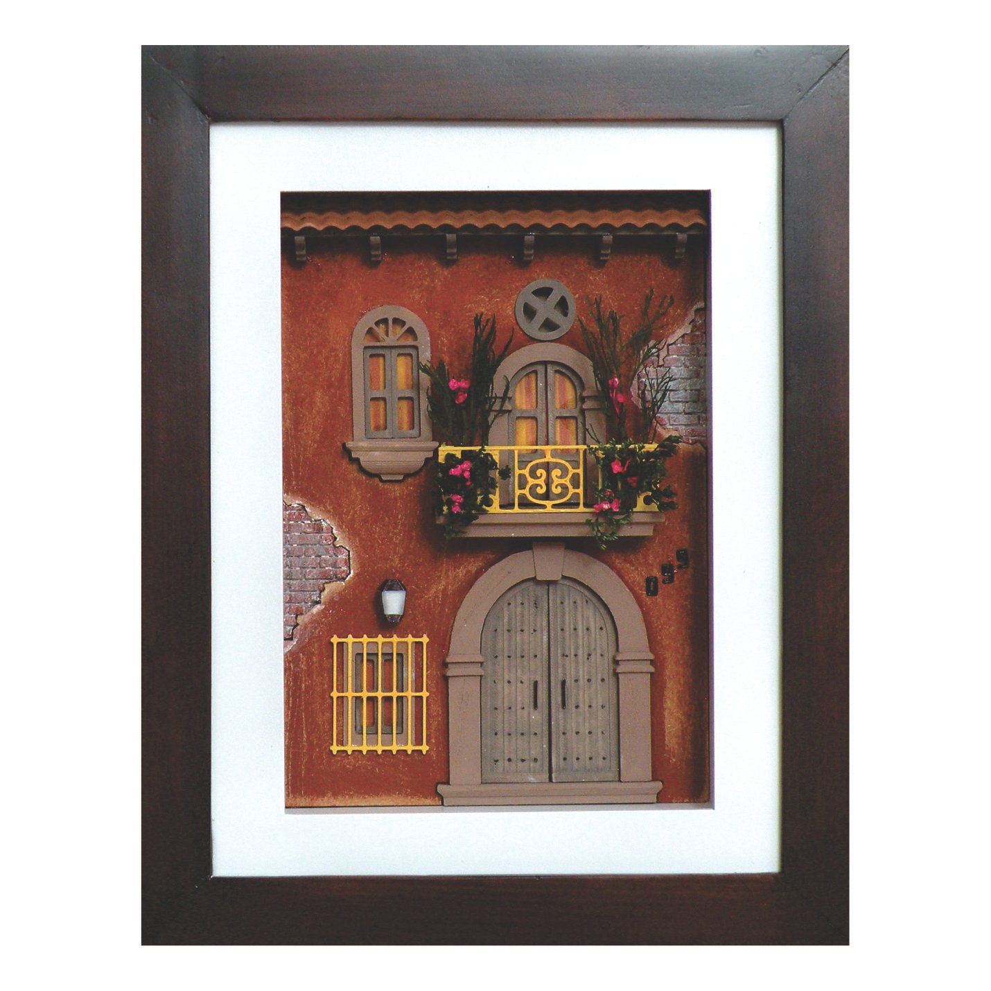 Cuadro de mini fachada Villa guinda